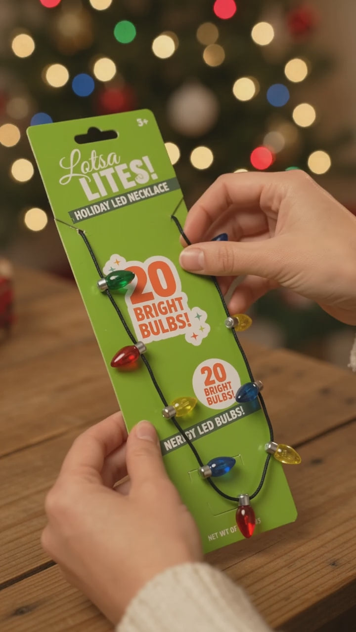 Lotsa LITES! Holiday LED Christmas Necklace