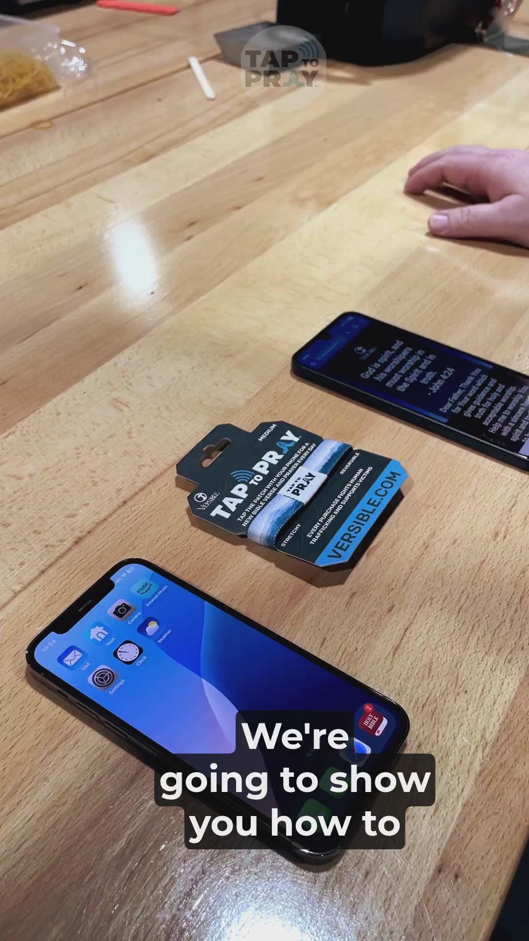 American Patriot Tap to Pray Wristband