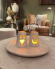 Rechargeable LED FIA Flame Flickering Candle Insert (Timer & Remote)