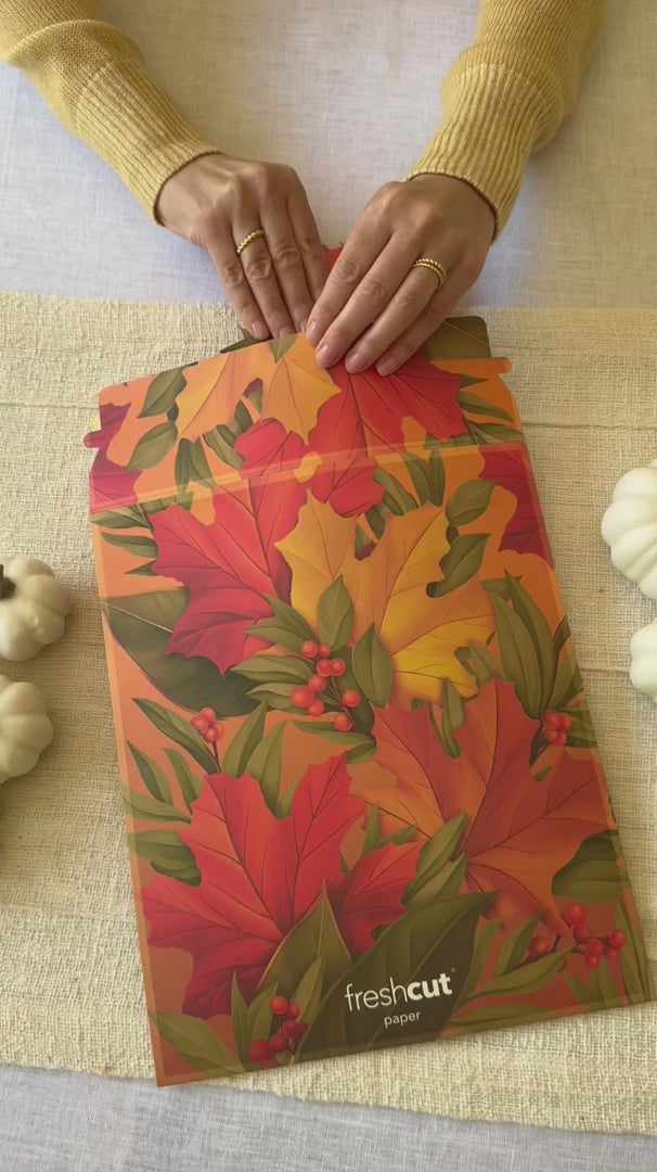 Light-Up Fall Candle Pop-Up Card | FreshCut Paper