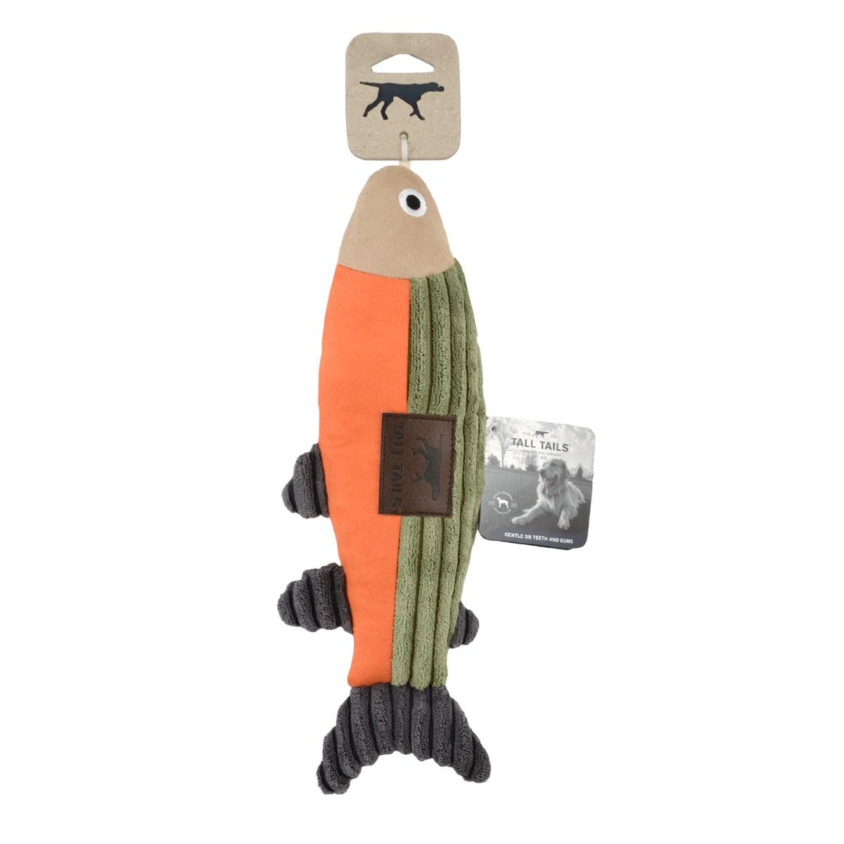 Plush Fish Squeaker Dog Toy