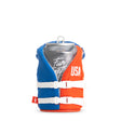 Puffin Drinkwear The Buoy Liberty insulated can cooler styled like a patriotic red, white, and blue life jacket for standard 12 oz. beverage cans.
