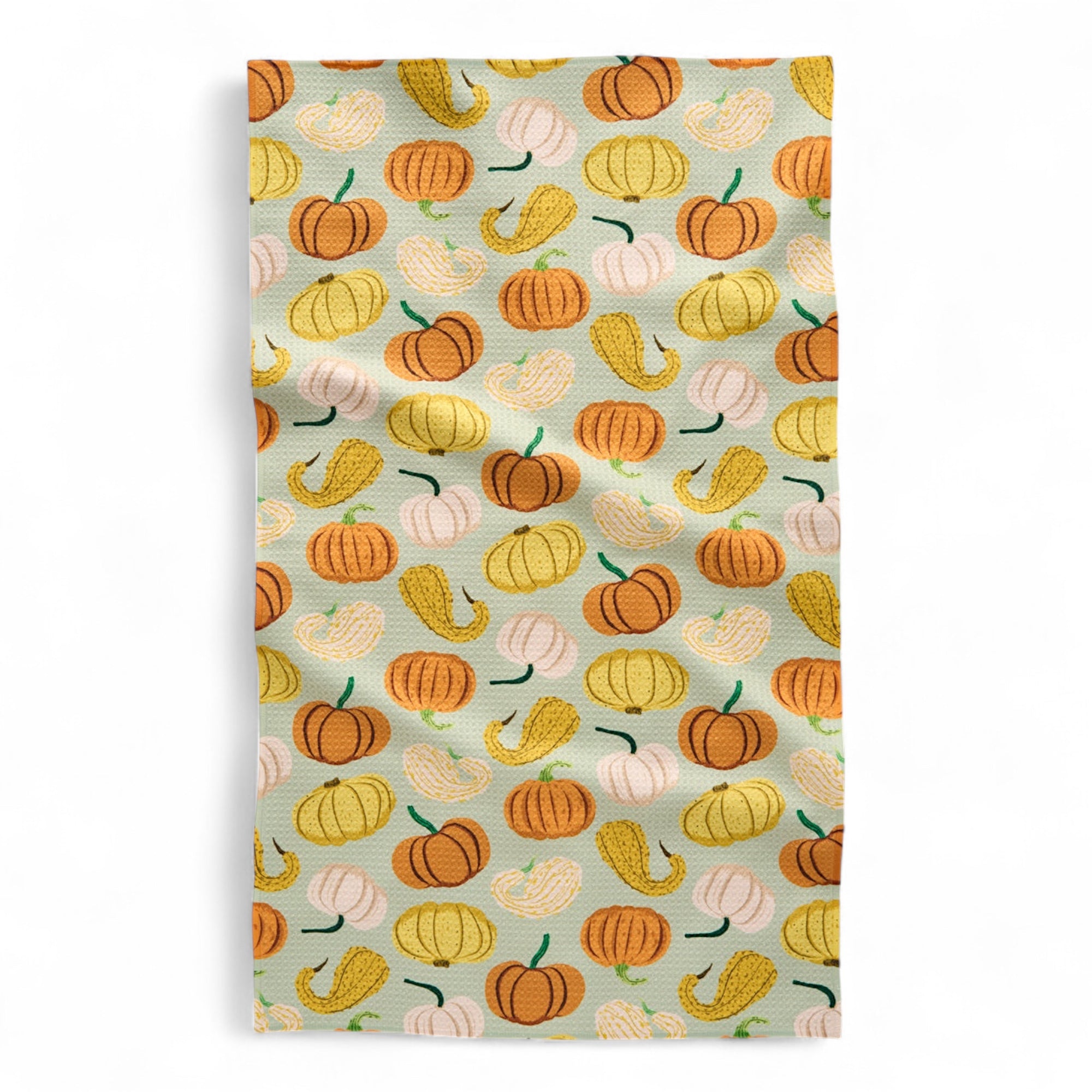 Pumpkins & Gourds Geometry Tea Towel - Thumbnail 2
