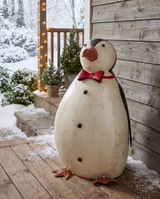 Nesting Phat Penguin Metal Figurine