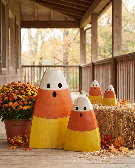 Metal Candy Corn Figurine