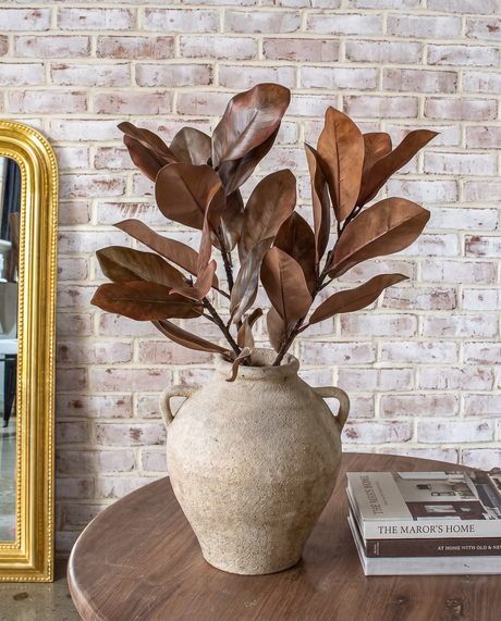 Faux Magnolia Leaf Stem