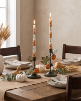 Pumpkin Vine Metal Taper Candle Holder