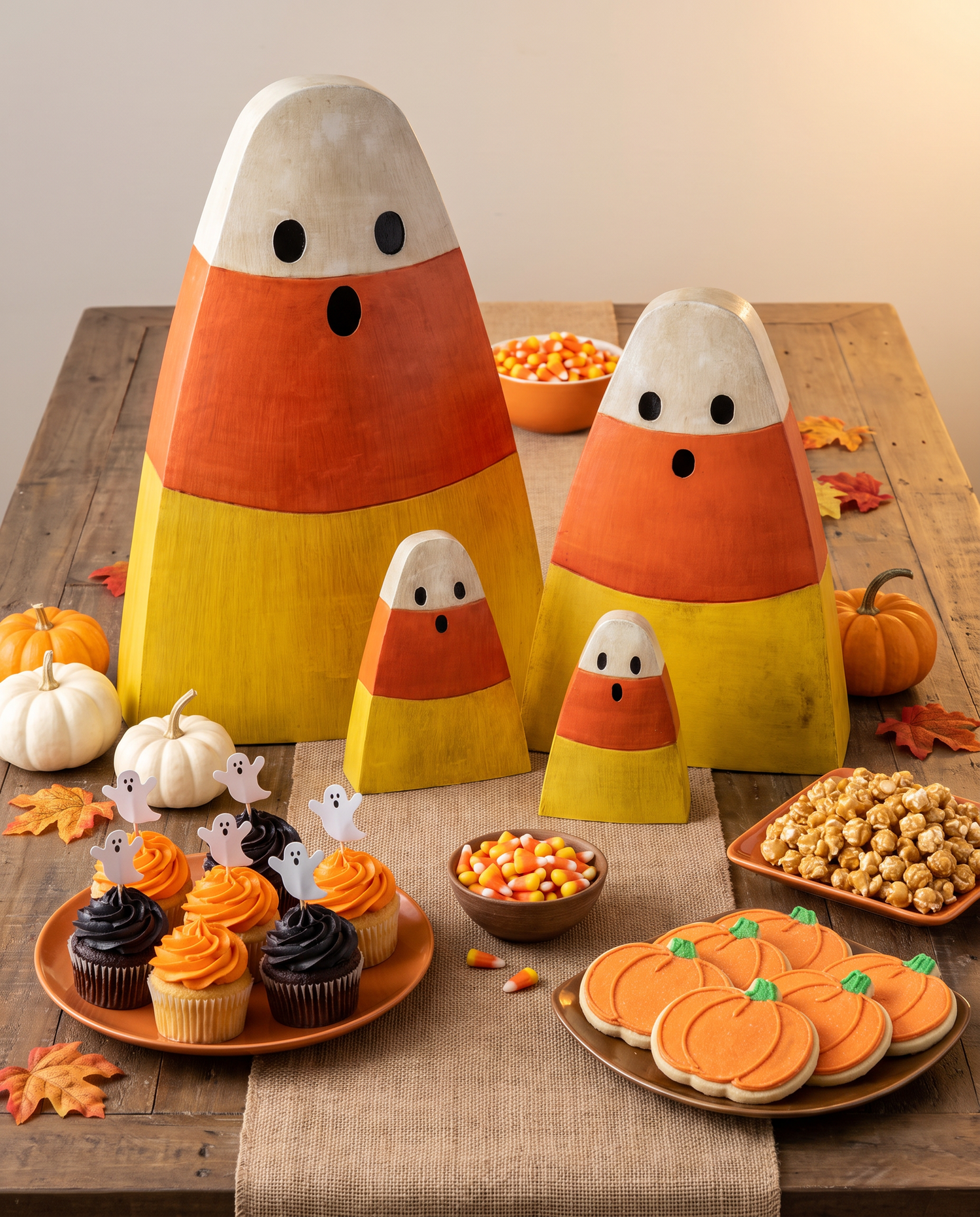 Metal Candy Corn Figurine