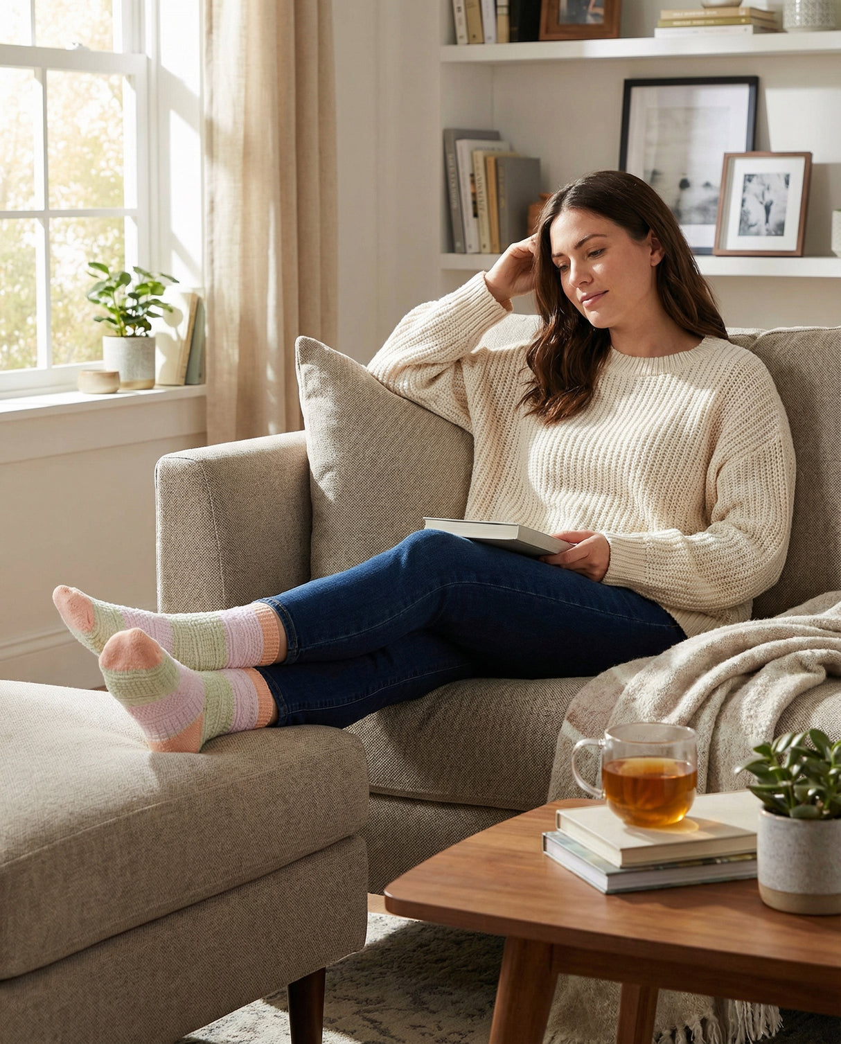 Weekend Basket Women's Crew Socks