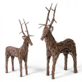 Handmade Standing Vine Deer