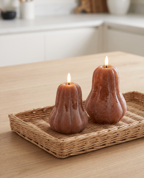 Gourd LED Flameless Wax Candle