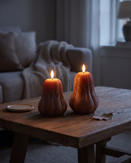 Gourd LED Flameless Wax Candle