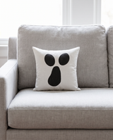 White Ghost Halloween Mini Accent Pillow