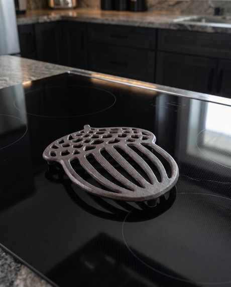 Cast Iron Acorn Trivet