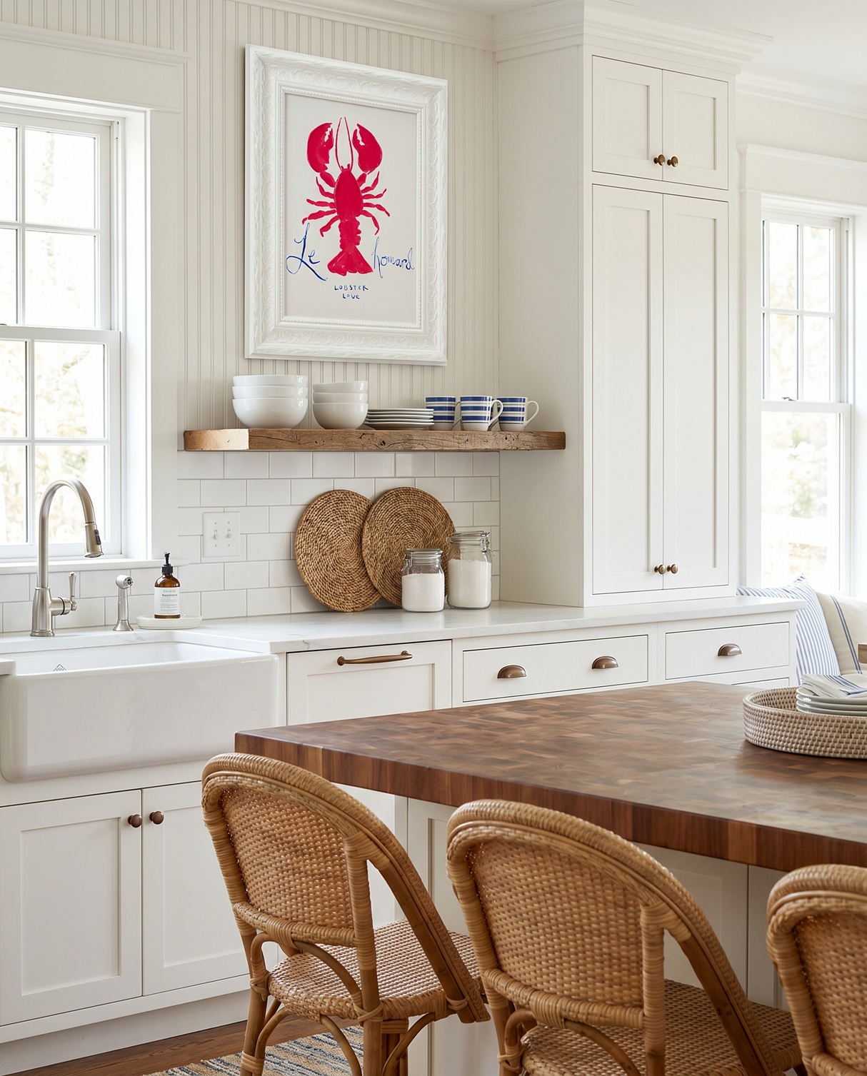 Le Homard Framed Lobster Wall Art