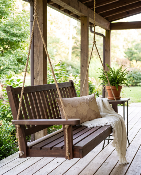 Tan Velvet Leaf Lumbar Pillow