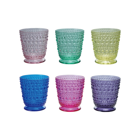 dotted acylic drinkware by Creative Co-Op