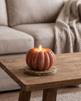 Pumpkin LED Flameless Wax Candle