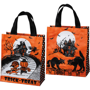 vintage halloween tote bag