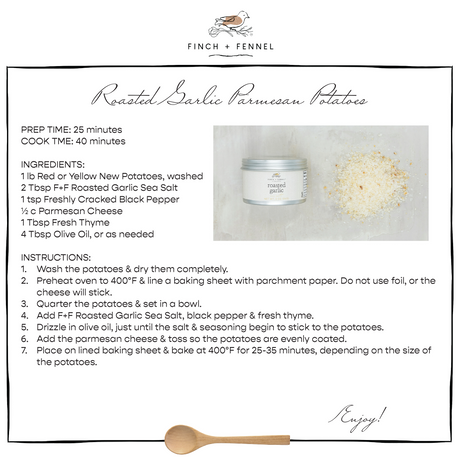 Roasted Garlic Sea Salt | Finch & Fennel