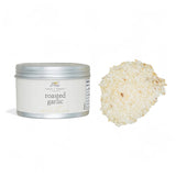 Jar of roasted garlic sea salt, 4 oz, gourmet kosher seasoning blend
