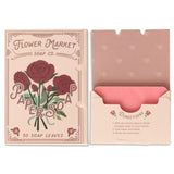 rose scented paper soap sheets travel handwashing leaves portable hand soap booklet
