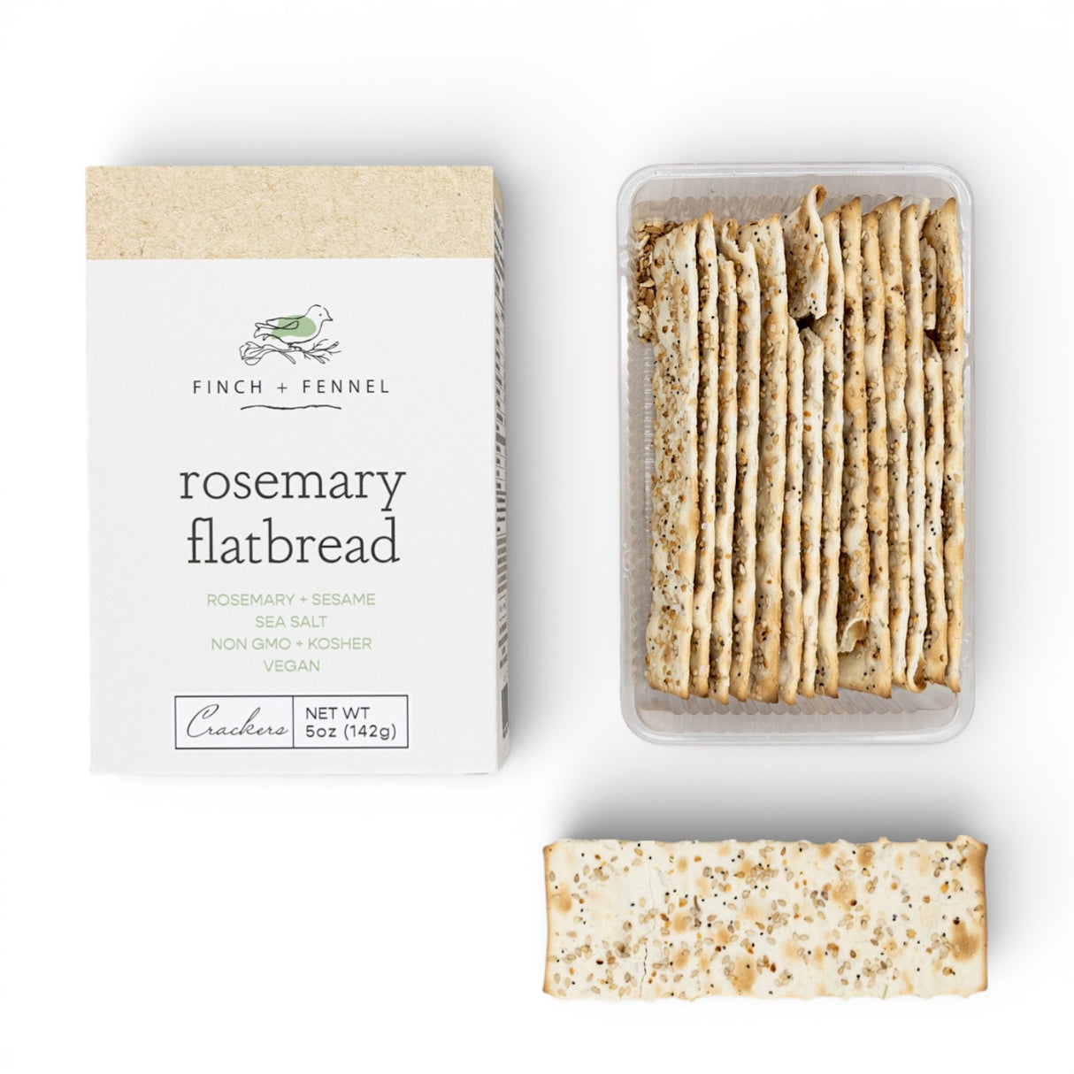 rosemary flatbread crackers sesame sea salt mediterranean crackers for cheese boards