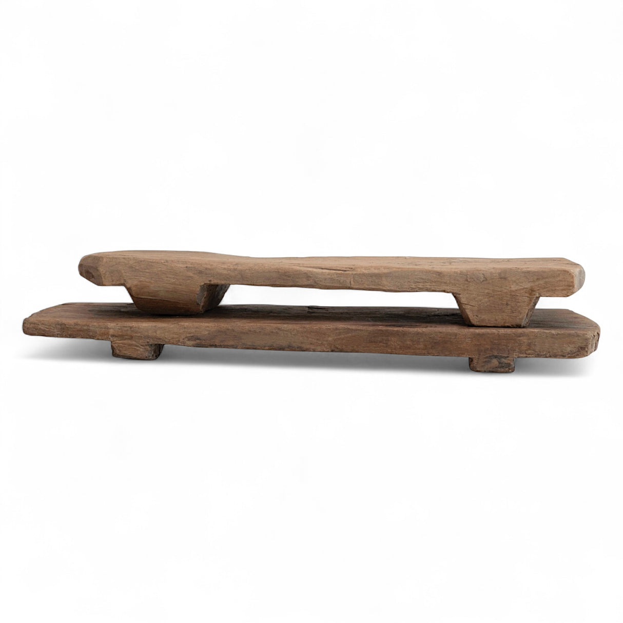 Natural wood decorative board, 22 inches long, perfect for displaying candles, plants, or decor pieces.