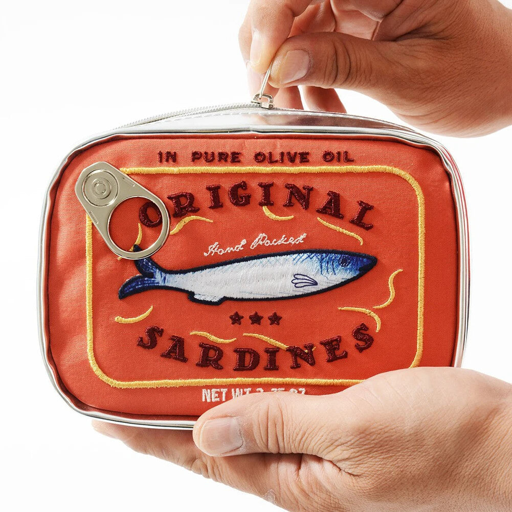 Original Sardines Tin Can Zip Pouch