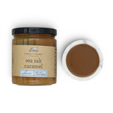sea salt caramel sauce gourmet dessert topping sweet and salty caramel sauce for ice cream coffee and baked goods