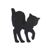 Retro Halloween Paper Mache Black Cat Wall Decor