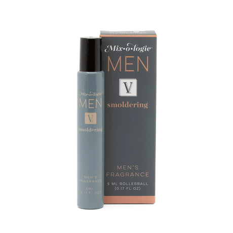 smoldering roll on men's cologne by mixologie