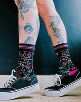 F*ck Around and Find Out Floral Women's Crew Socks