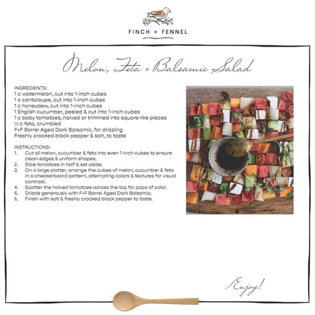 Barrel Aged Dark Balsamic Vinegar | Finch + Fennel