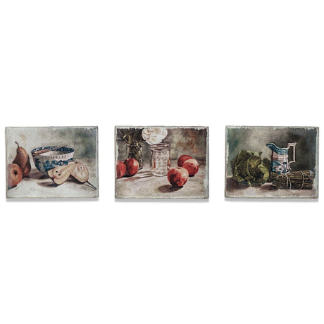 still life canvas art of kitchen fruit by Creative Co-Op