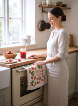 Mari Berry Marigold & Strawberry Dish Towel Set