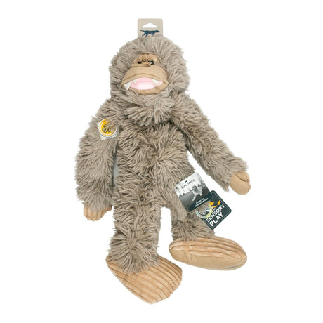Stuffless Bigfoot Plush Squeaker Dog Toy