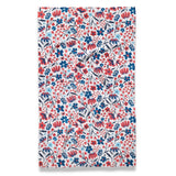 Summer Bloom Geometry Tea Towel