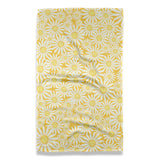 Sunshine Meadow Geometry Tea Towel