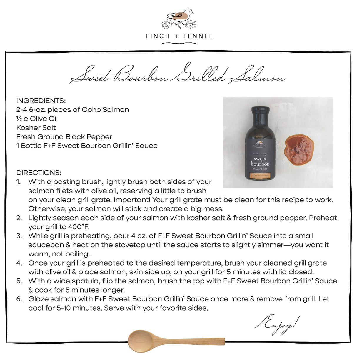 Sweet Bourbon Grillin’ BBQ Sauce | Finch + Fennel