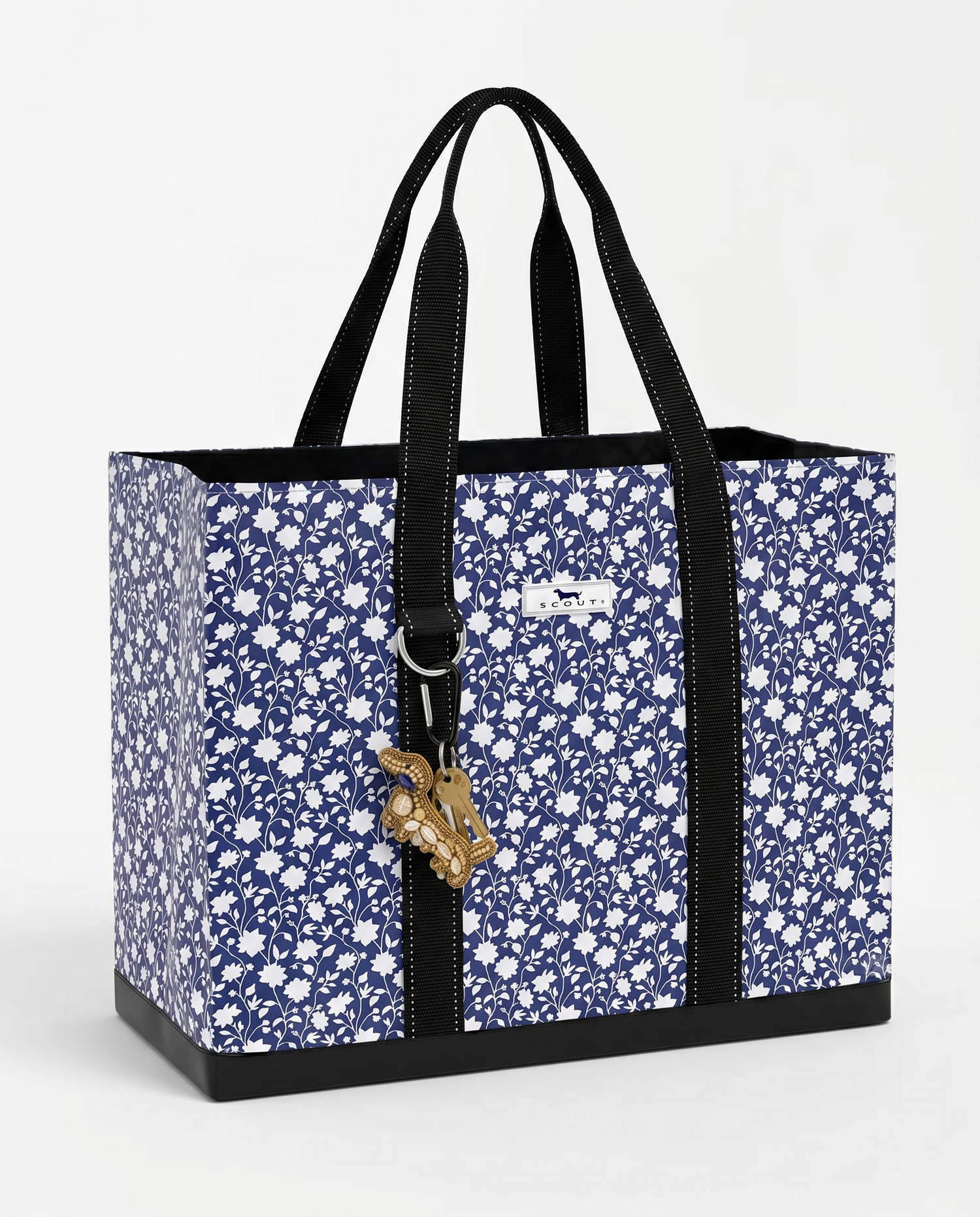 Blue Floral Blooms Original Deano Tote | Scout Bags