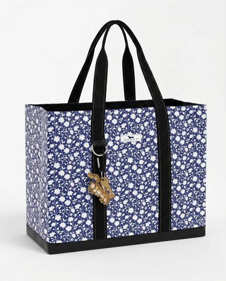 Blue Floral Blooms Original Deano Tote | Scout Bags