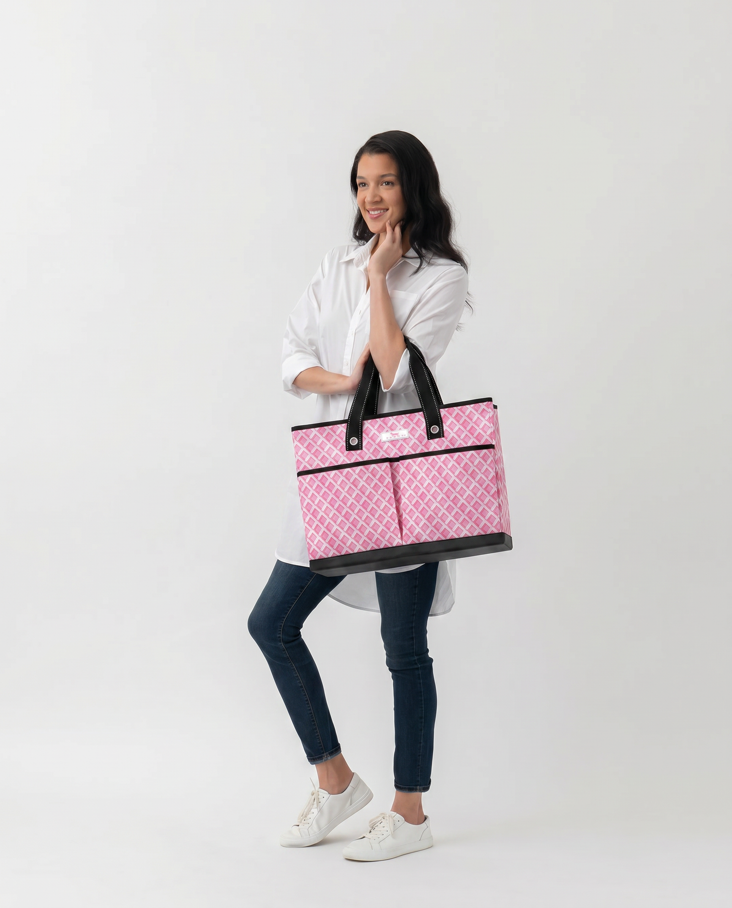 Garden Gate Pink Ben Pocket Tote | Scout Bags