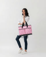 Garden Gate Pink Ben Pocket Tote | Scout Bags