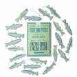 anchovy fish paper garland coastal decor by East End Press