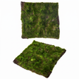 faux moss mat 16x16 green textured decorative moss mat