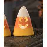 Hand-Painted Resin Candy Corn Luminaries