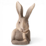 Thinking Rabbit Head Resin Sculpture