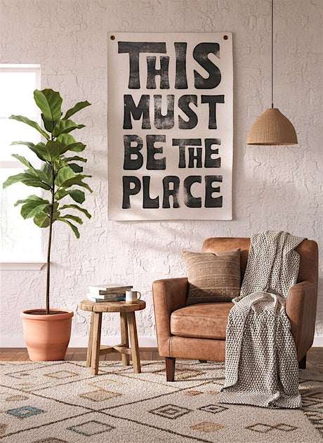 This Must Be The Place Painted Wall Tarp