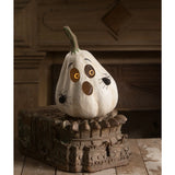 Paper Mache Frightened, Ghostly, & Grouchy Gourds